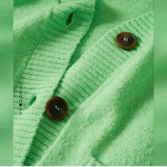 Mango Green Oversized Wool Blend
Cardigan(Size Small) - Picture 4 of 9